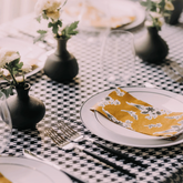 B&W Print Luncheon Napkins | 720 Count